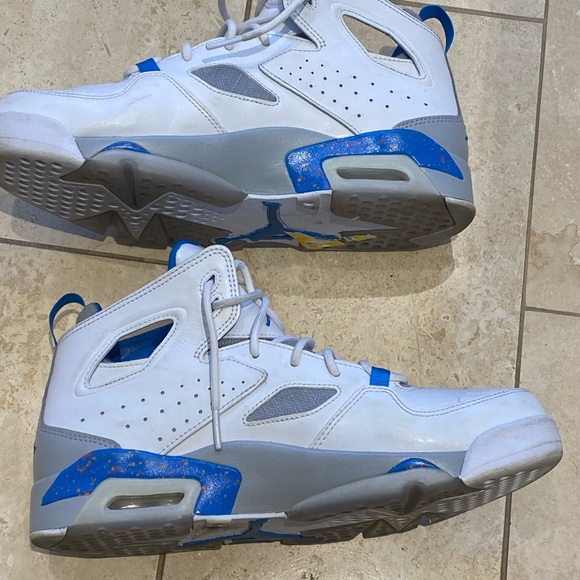 Nike Air Jordan high too white blue mens sz 8.5 - Picture 3 of 11